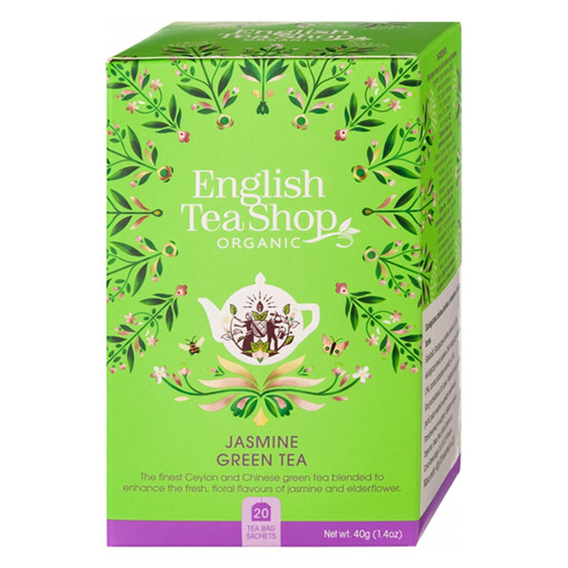 English Tea Shop bio jázminos zöld tea 40 g (20 filter)