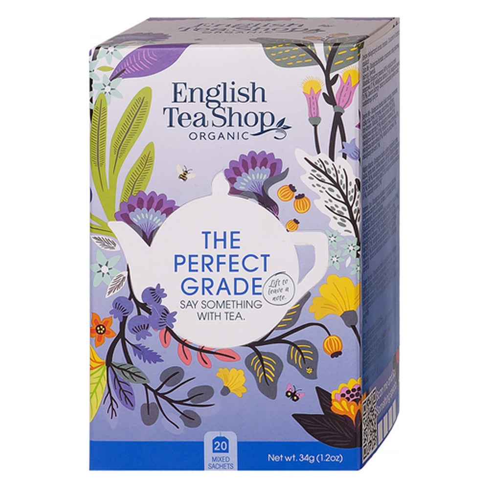 English Tea Shop The Perfect Grade – Tökéletes osztályzat bio teaválogatás 34 g (20 filter)