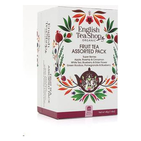 English Tea Shop Fruit Tea Assorted Pack – Gyümölcsös bio teaválogatás 40 g (20 filter)