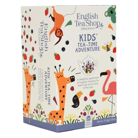 English Tea Shop KIDS' Tea-Time Adventure – Gyerek bio teaválogatás 37,5 g (20 filter)