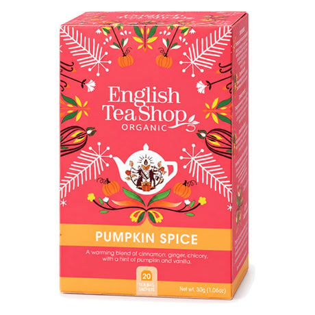 English Tea Shop Pumpkin Spice – Sütőtökös bio tea 30 g (20 filter)