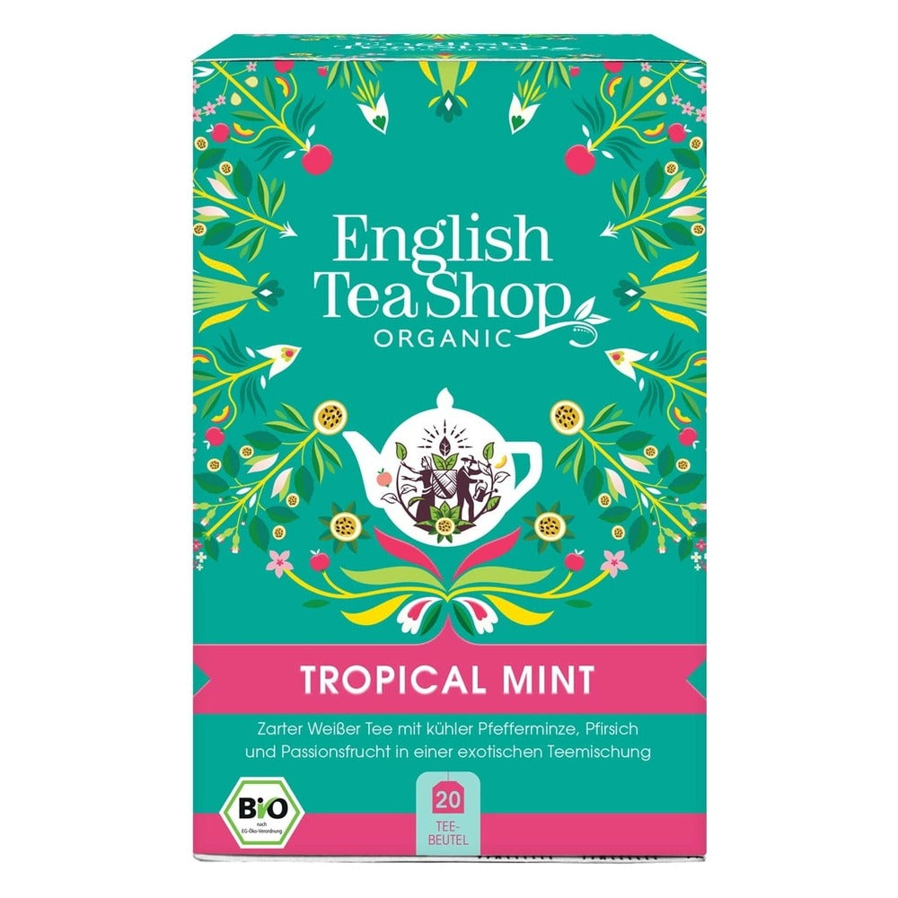 English Tea Shop Tropical Mint – Trópusi menta bio tea 40 g (20 filter)