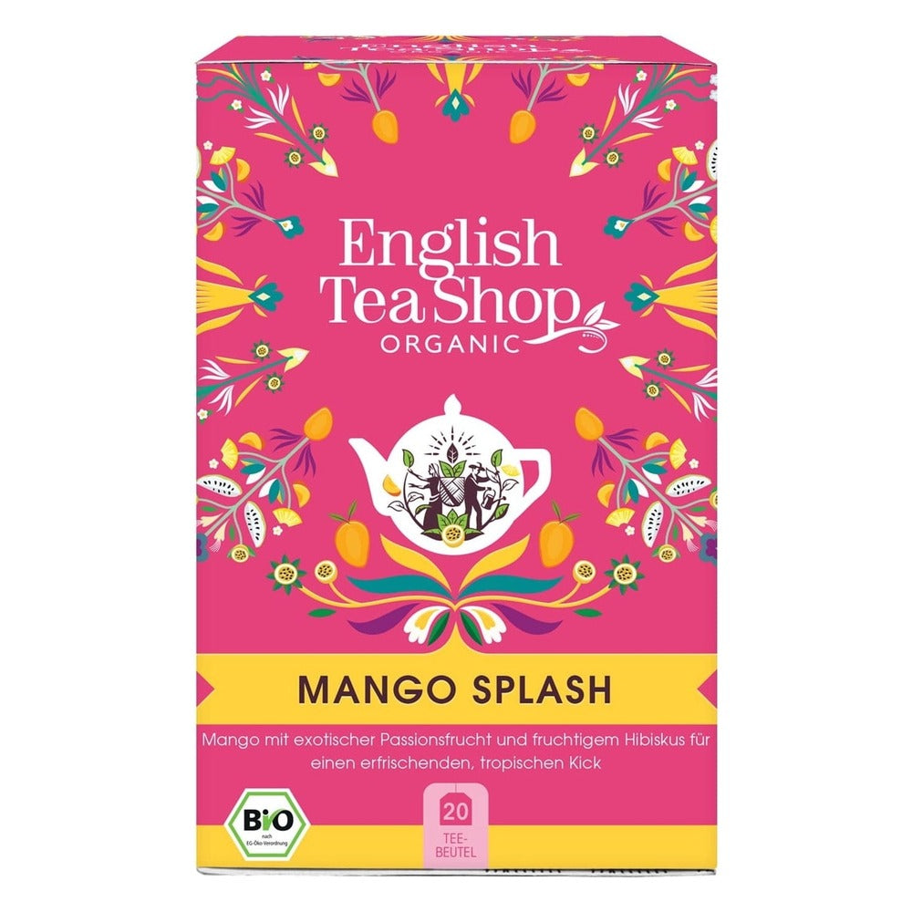 English Tea Shop Mango Splash – Mangós bio tea 40 g (20 filter)