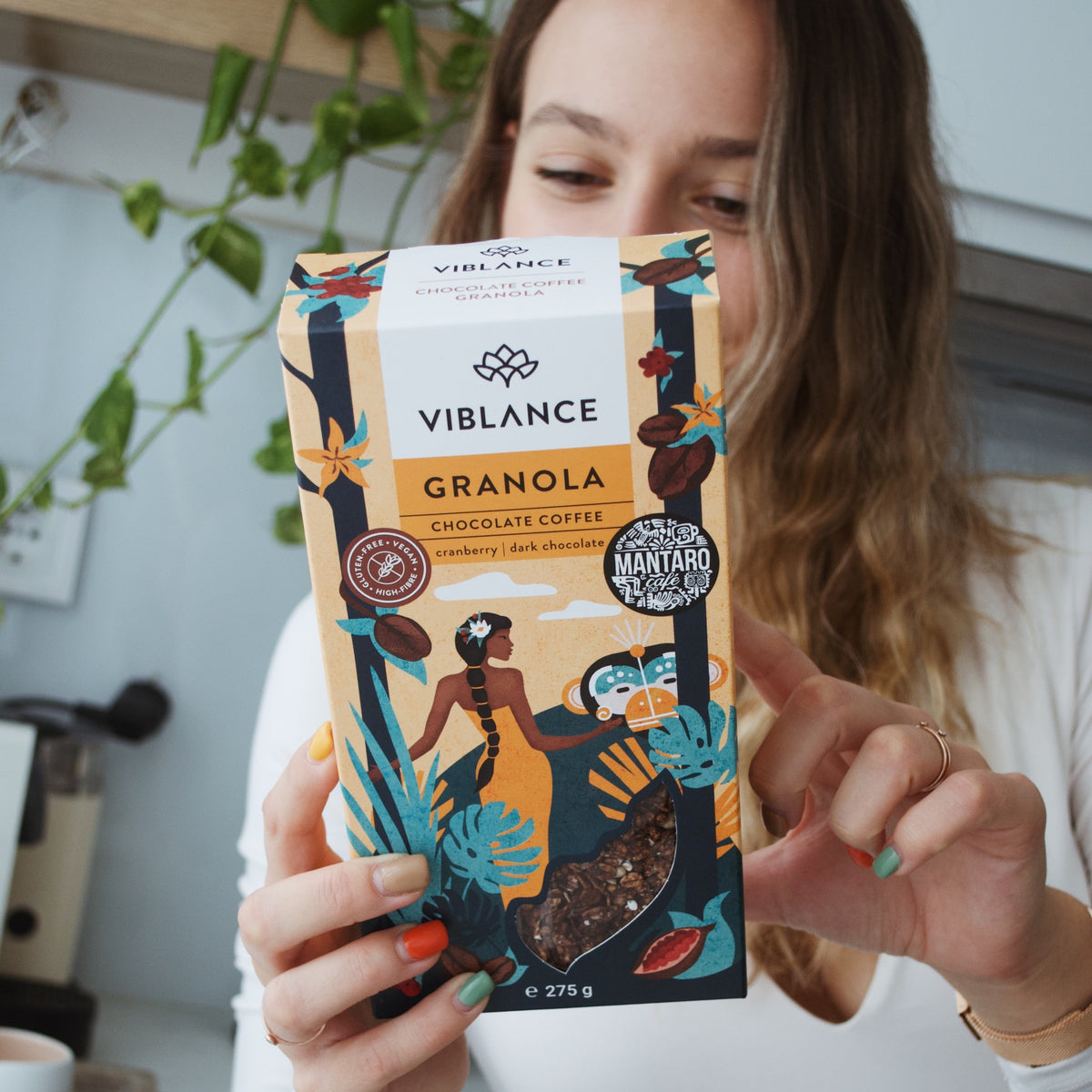 Viblance Granola Csokoládés Kávé ízű 275g