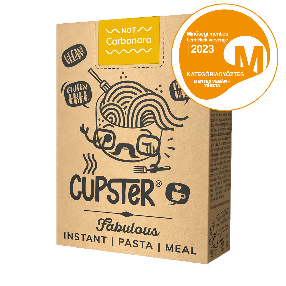 Cupster Instant Tészta - Not Carbonara 91g