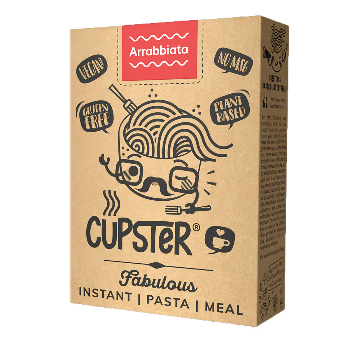 Cupster Instant Tészta - Arrabbiata 97g