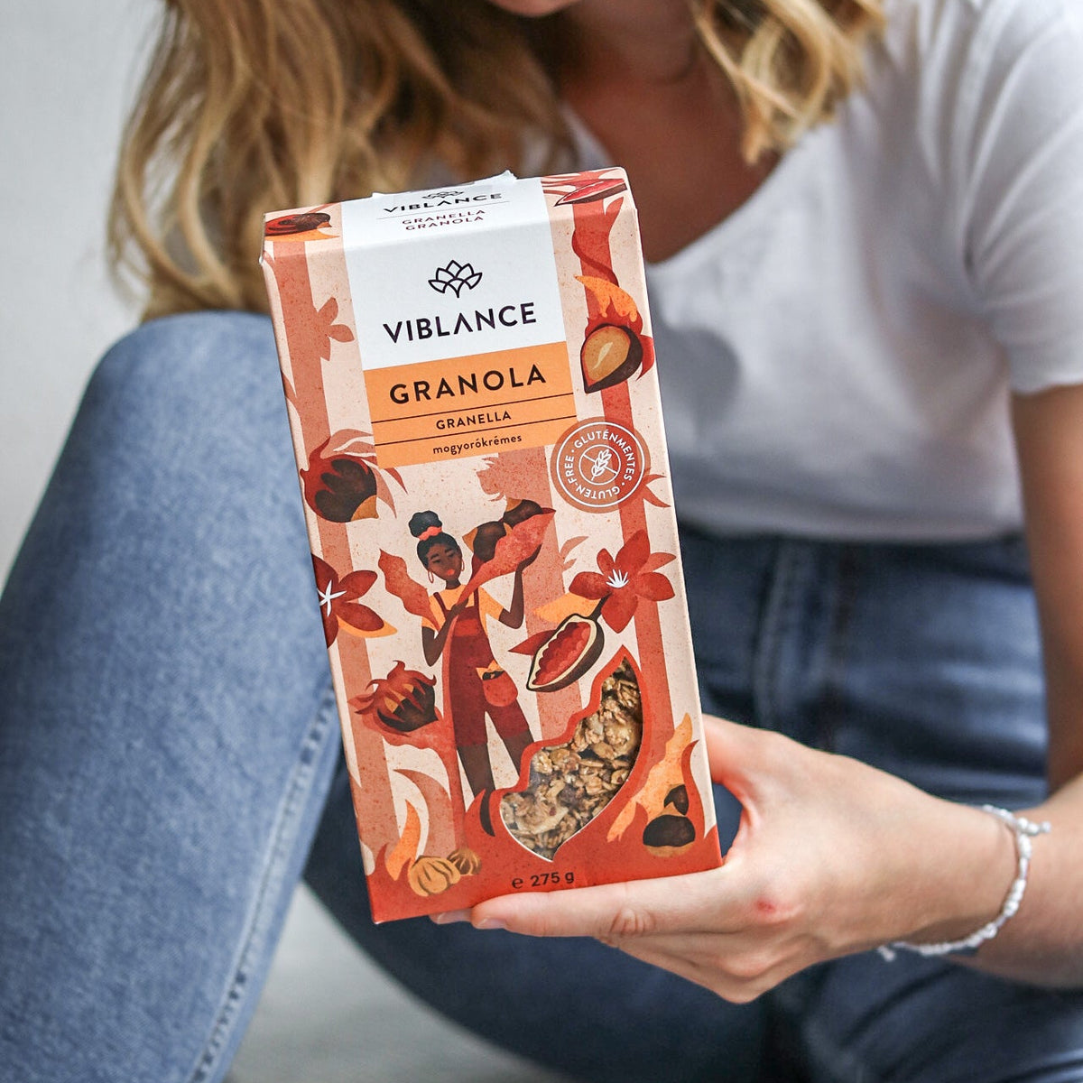 Viblance Granola Granella Mogyorókrémes 275g