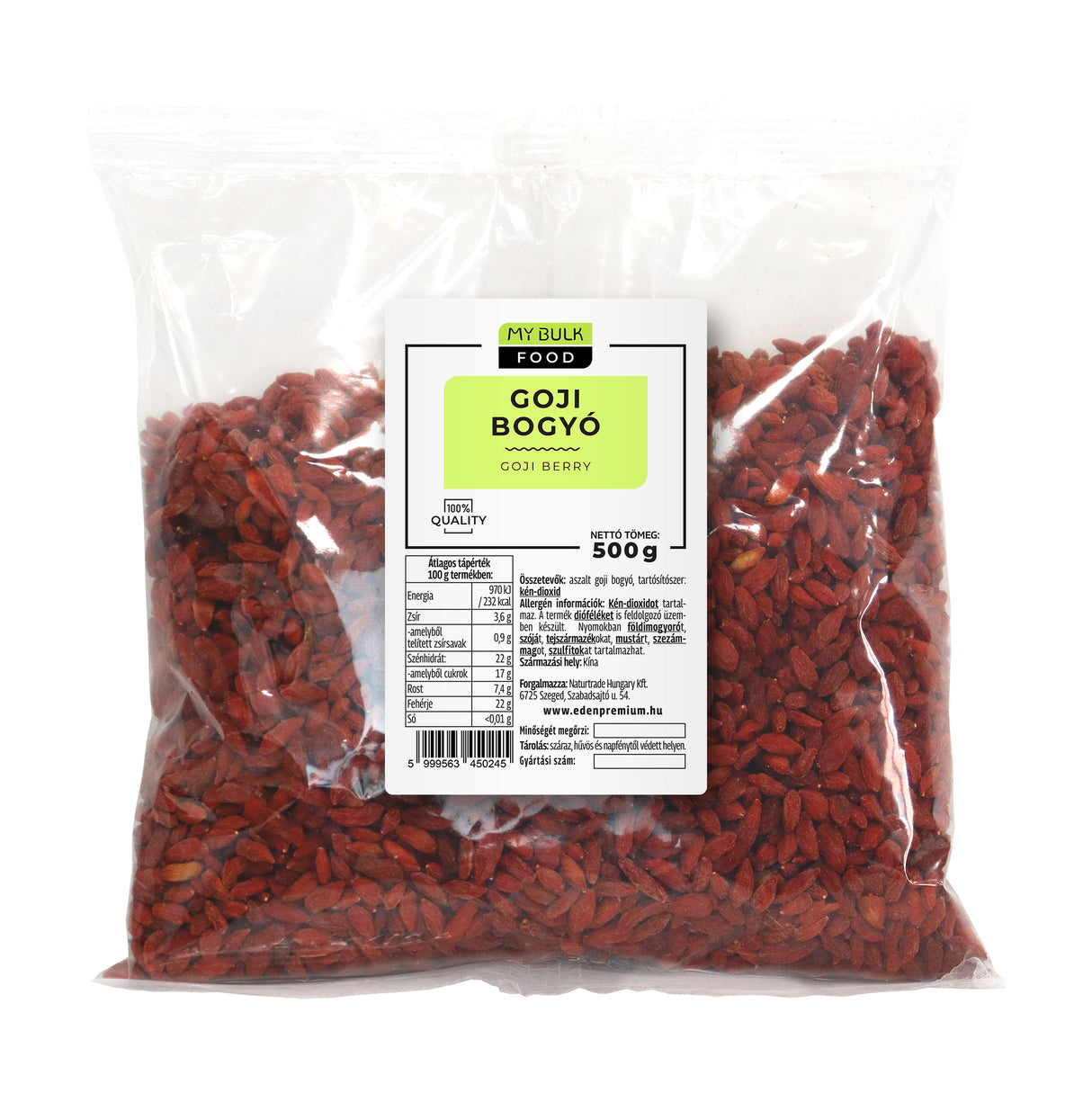 My BulkFood Goji bogyó 500g