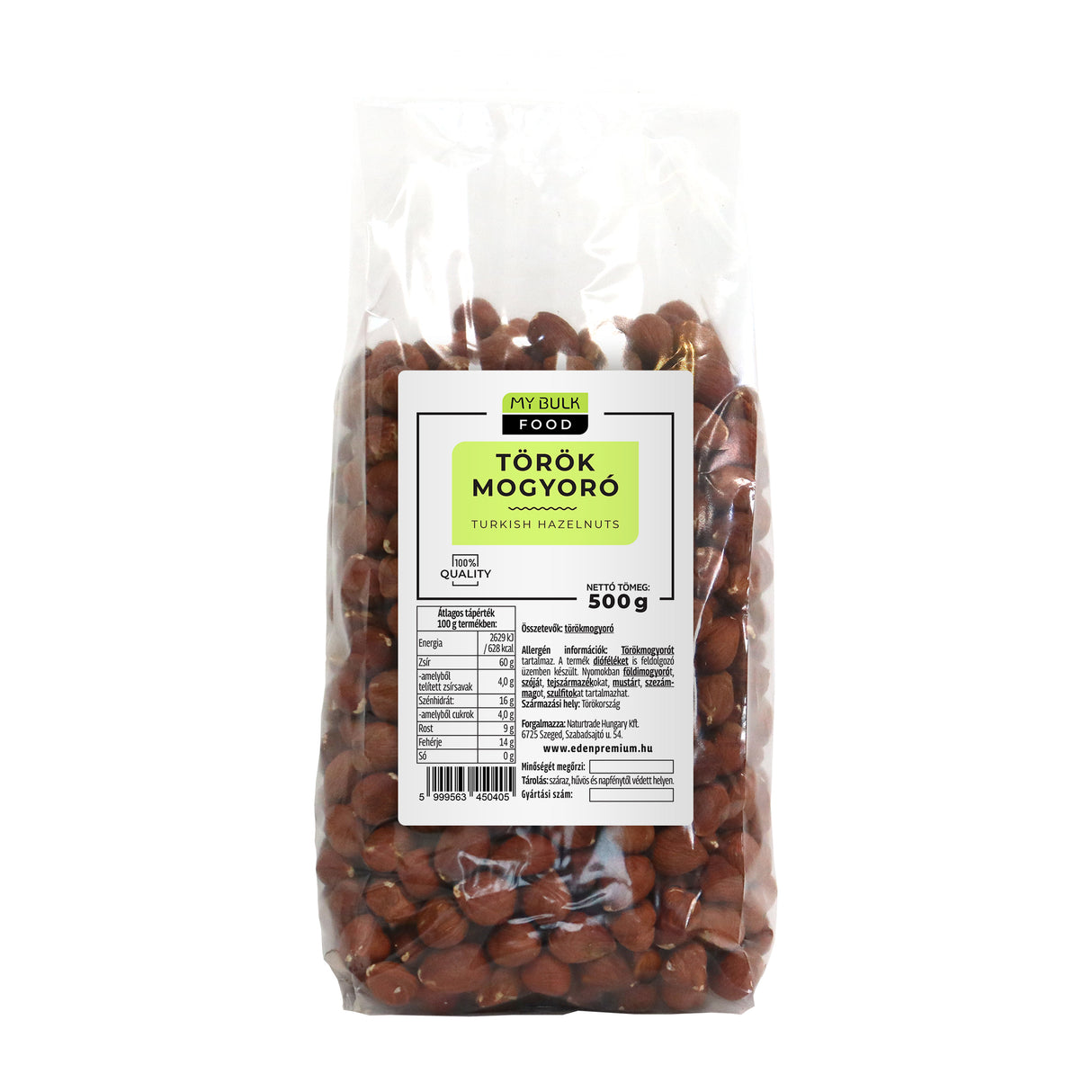 My BulkFood Törökmogyoró 500g