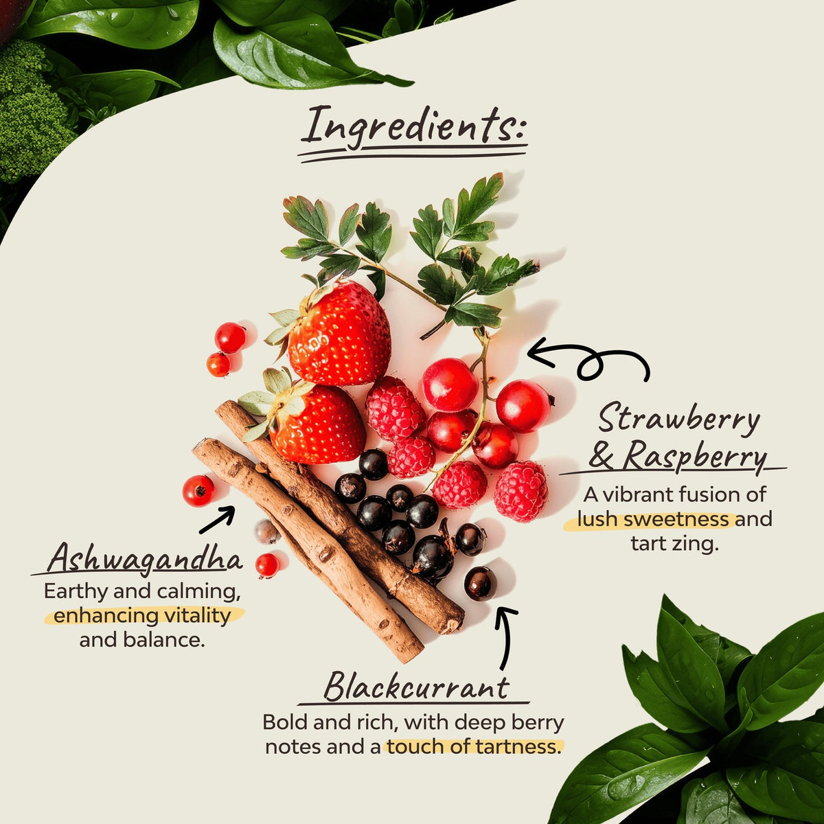 Organsia Piros bogyós gyümölcs ashwagandhával bio tea 32 g (18 filter)