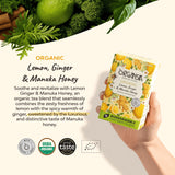 Organsia Citrom, gyömbér és manuka méz bio tea 32 g (18 filter)