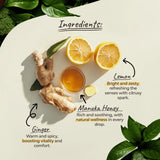 Organsia Citrom, gyömbér és manuka méz bio tea 32 g (18 filter)