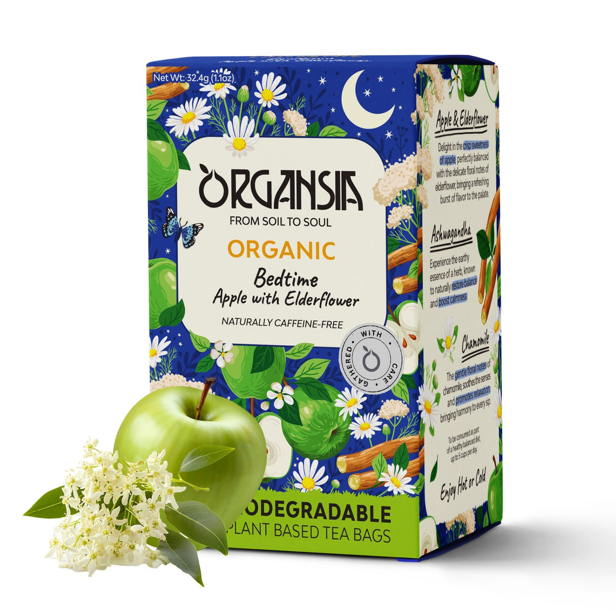 Organsia Alma és bodza esti bio tea 27 g (18 filter)