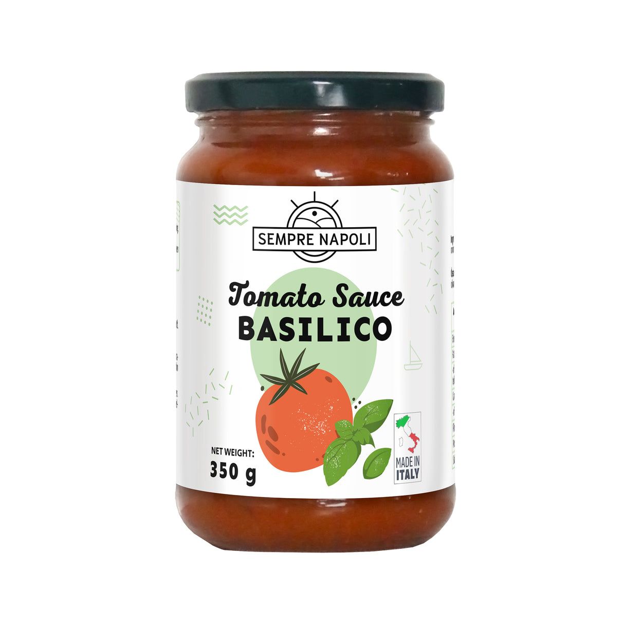 Sempre Napoli - Basilico paradicsomszósz 350g