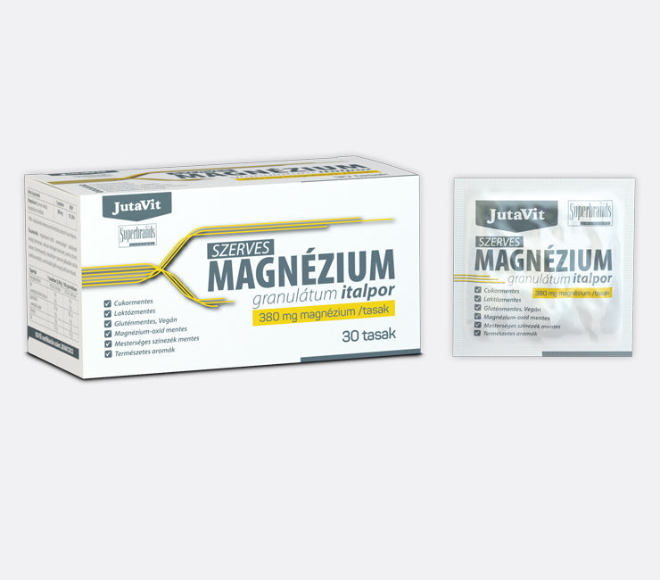 JutaVit Szerves Magnézium granulátum 380mg/tasak 30db