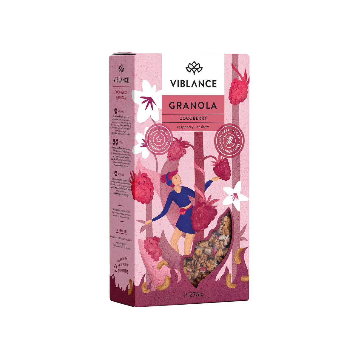 Viblance Granola Cocoberry ízű 275g