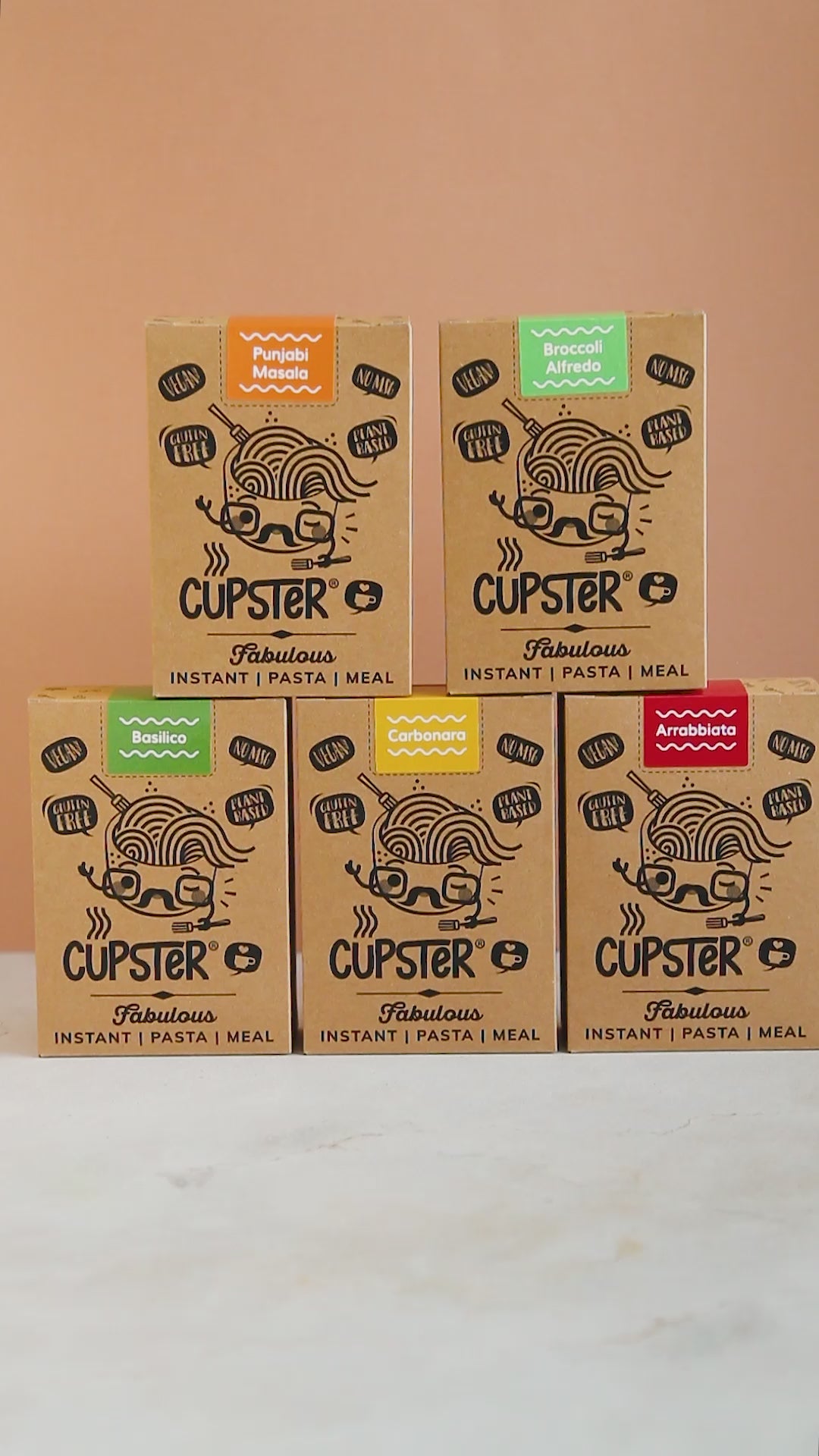 Cupster Instant Tészta - Basilico 97g