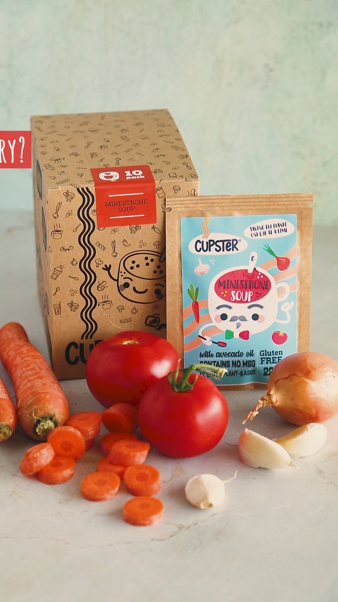 Cupster instant minestrone leves 22g