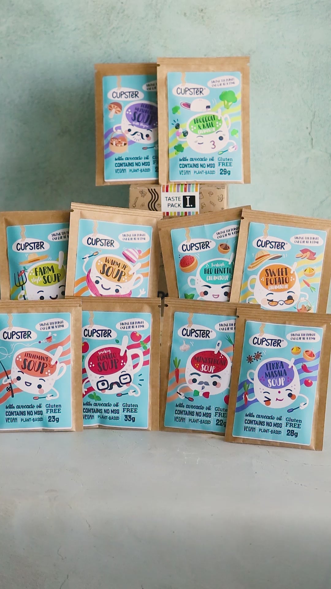 Cupster instant leves Taste pakk I.