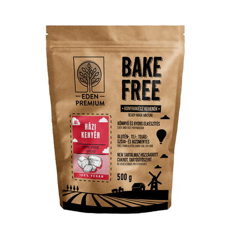 Bake-Free Házi kenyér lisztkeverék 500g | Eden Premium