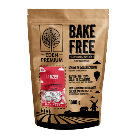Bake-Free linzer lisztkeverék 1000g | Eden Premium