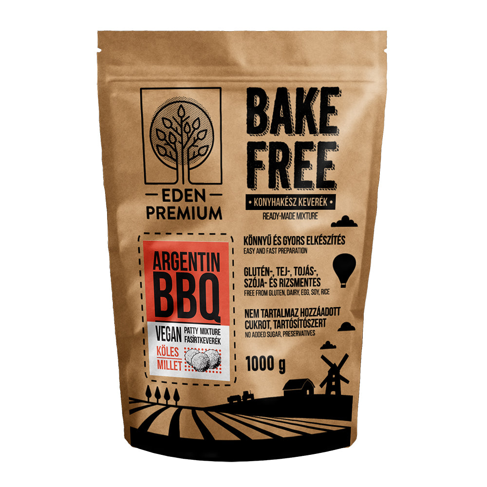 Bake-Free Argentin BBQ fasírtkeverék - Köleses 1000g