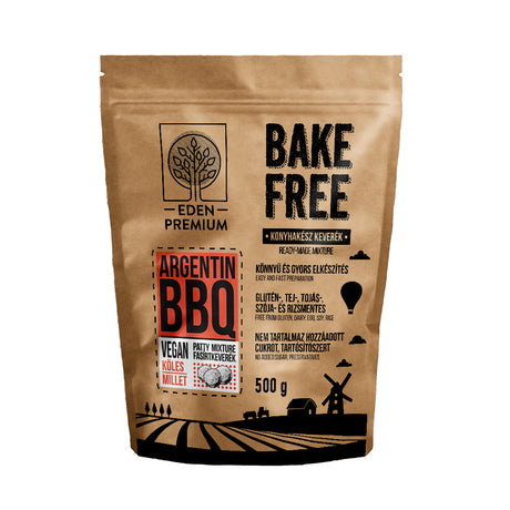 Bake-Free Argentin BBQ fasírtkeverék - Köleses 500g | Eden Premium