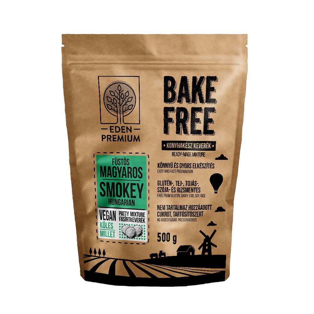 Bake-Free Füstös magyaros fasírtkeverék - Köleses 500g | Eden Premium