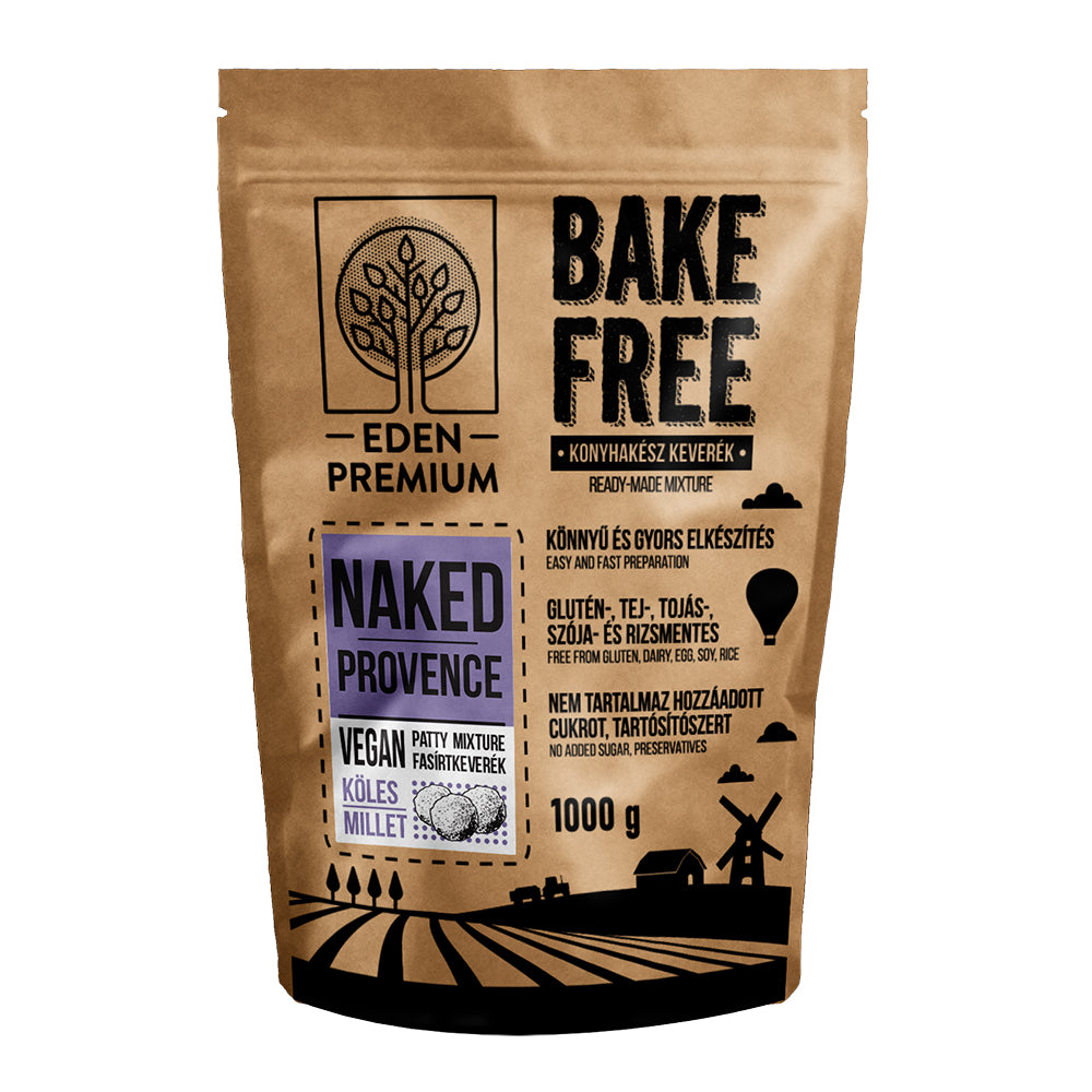 Bake-Free Naked Provence fasírtkeverék - Köleses 1000g