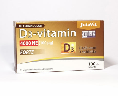 JutaVit D3-Vitamin 4000NE (100µg) tabletta 100x | Eden Premium