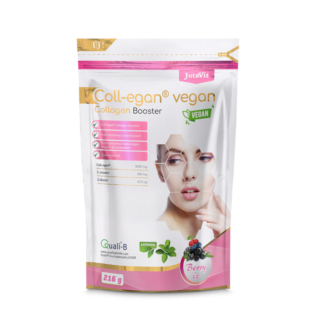JutaVit Coll-egan Vegan Collagen Booster 216g – Berry íz | Eden Premium