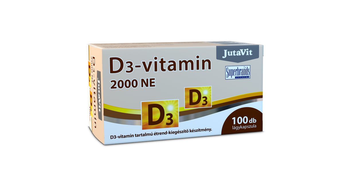 JutaVit D3-Vitamin 2000NE (50µg) Olíva 100x | Eden Premium