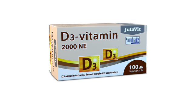 JutaVit D3-Vitamin 2000NE (50µg) Olíva 100x | Eden Premium