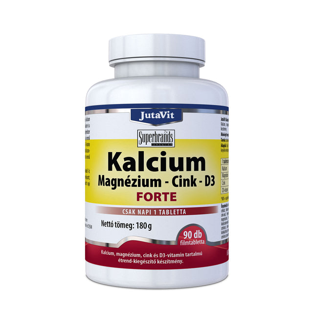JutaVit Kalcium+Magnézium+Cink+D3 Forte 90x | Eden Premium